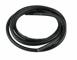 Silikonový kabel 6.0mm2 , černý (1m),