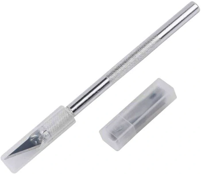 Nůž modelářský řezací, 6x čepel ,