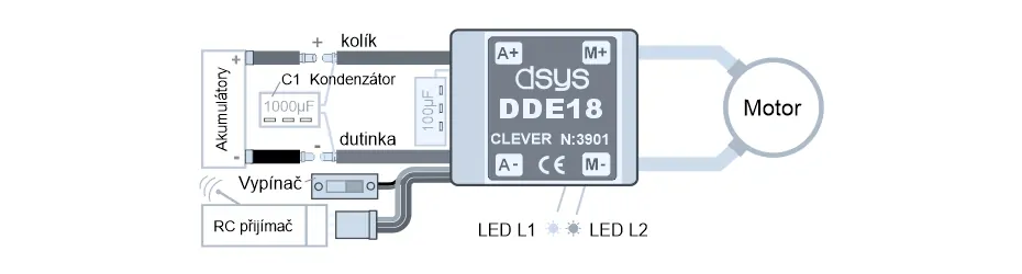 DSYS DDE18 regulátor,