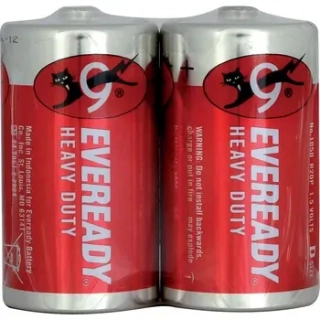 Eveready R20/2 baterie velikosti D 2ks,