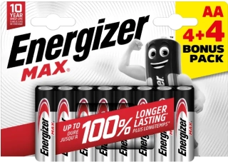 Energizer Max LR06/4+4,