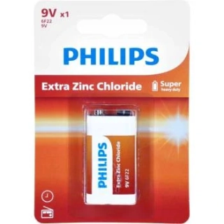 Philips Extra 9V baterie,