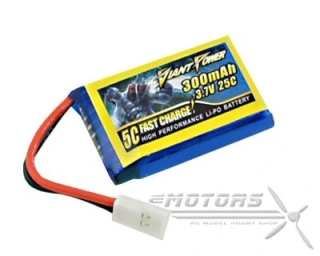 LiPol Giant Power 300mAh 1S 25C,
