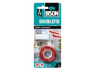 BISON oboustranná lepicí páska DOUBLEFIX INVISIBLE 1,5 m x 19 mm,